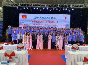 Hanacans Joint Stock Company Has a Ceremony to Celebrate the Completion of New Can Making Plant – Ba Ria – Vung Tau Plant